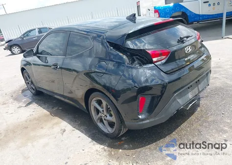 2019 Hyundai Veloster 2.0 из США, поврежденный, VIN KMHTG6AF9KU004053